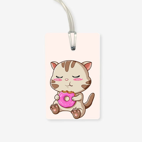 Cat with donut