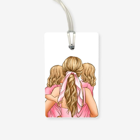 Mom and  daughters